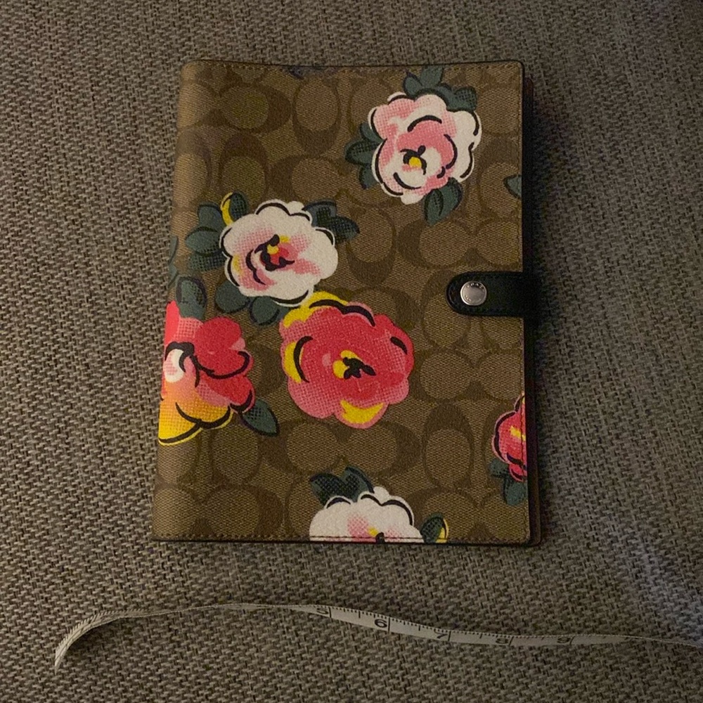 Coach notebook cover
